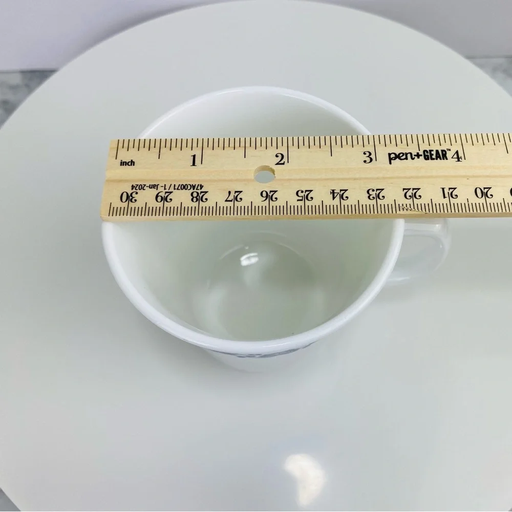 Vintage Corelle Corning Old Town Blue Onion 12oz White Coffee‎ Mug Cups Lot Of 4